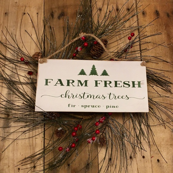 summers at stella’s Other - 🛒2/$30!🛒  Farm Fresh-  Wood Painted Sign